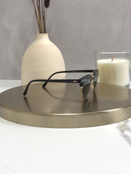 Сонцезахисні окуляри Ray-Ban RB3016 Clubmaster чорні золото G15 унісекс