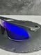 Сонцезахисні окуляри Oakley Resistor OO9484 чорні матові з синьою лінзою Prizm Sapphire, спортивний щиток, унісекс, оригінал OAK16653 фото 3