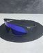Сонцезахисні окуляри Oakley Resistor OO9484 чорні матові з синьою лінзою Prizm Sapphire, спортивний щиток, унісекс, оригінал OAK16653 фото 1