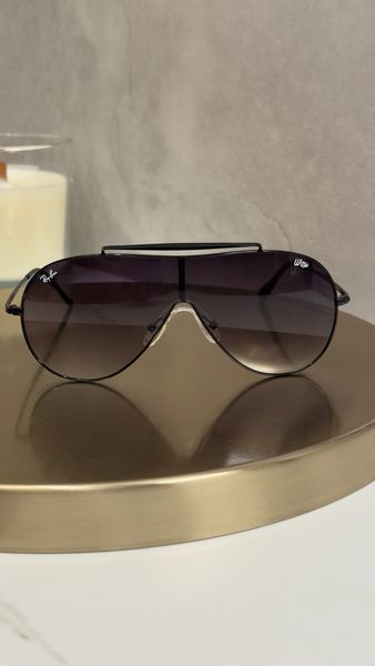 Сонцезахисні окуляри Ray-Ban RB3597 Wings Shield Black Force168 фото