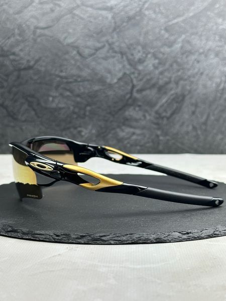Сонцезахисні окуляри Oakley RadarLock Path чорні золоті Prizm спортивні чоловічі
