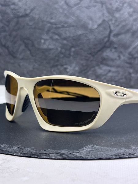 Сонцезахисні окуляри Oakley Lateralis бежеві Prizm поляризовані спортивні чоловічі