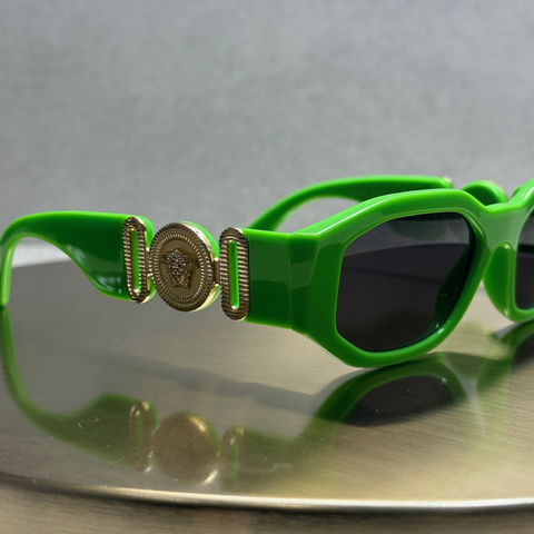 Сонцезахисні окуляри Versace VE4361 Green Fluo/Dark Grey