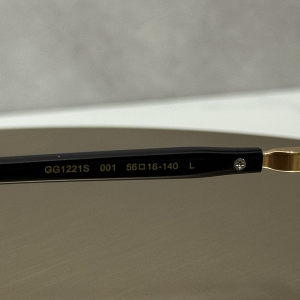 Сонцезахисні окуляри Gucci GG1221S Gold/Black