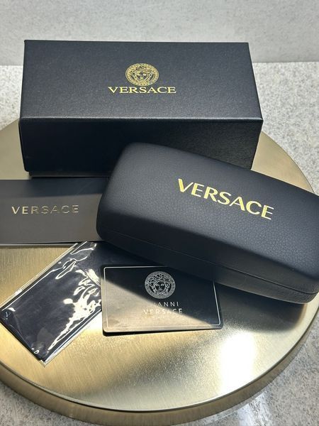 Сонцезахисні окуляри Versace VE4361 черепахові коричнева лінза Медуза унісекс