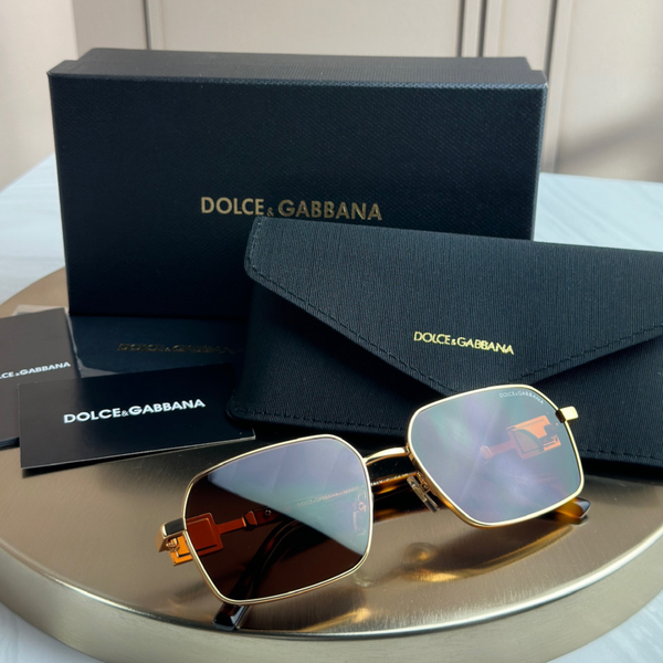 Сонцезахисні окуляри Dolce & Gabbana DG2316 Gold Havana/Dark Brown
