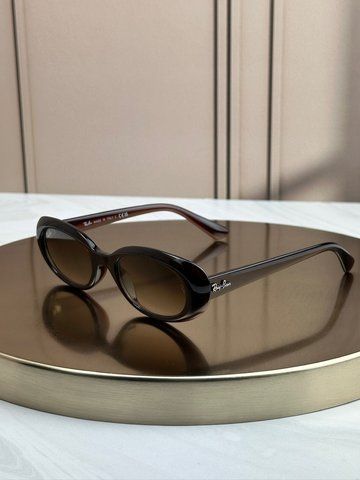 Сонцезахисні окуляри Ray-Ban RB4441D коричневі градієнт овальні унісекс