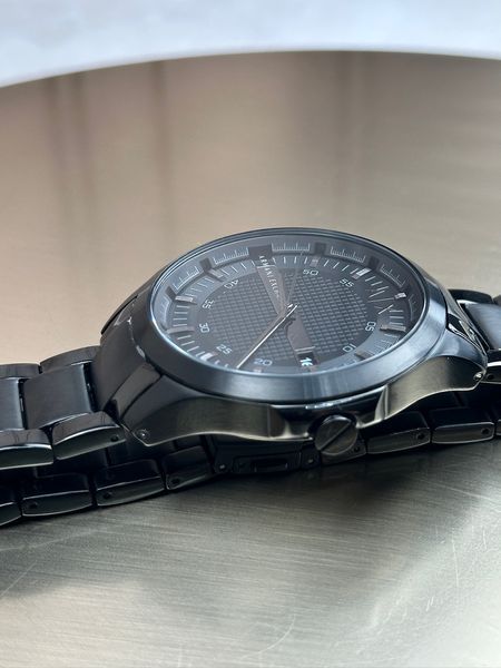 Чоловічий годинник Armani Exchange Hampton AX2104 (Чорний)