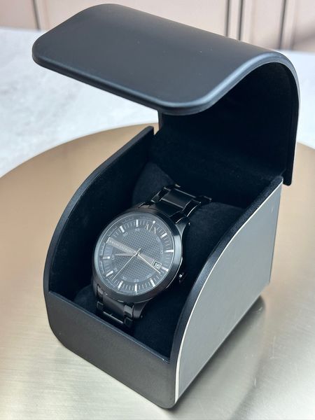 Чоловічий годинник Armani Exchange Hampton AX2104 (Чорний)