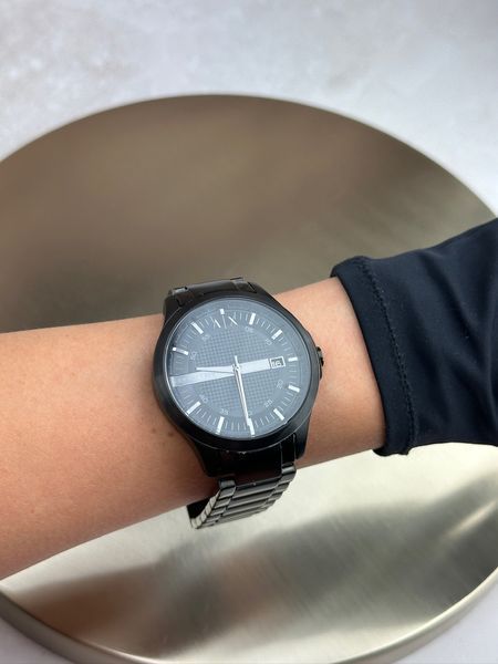 Чоловічий годинник Armani Exchange Hampton AX2104 (Чорний)