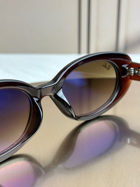 Сонцезахисні окуляри Ray-Ban RB4441D коричневі градієнт овальні унісекс