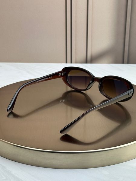 Сонцезахисні окуляри Ray-Ban RB4441D коричневі градієнт овальні унісекс