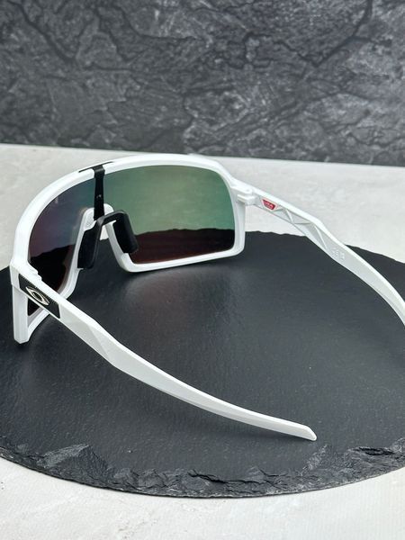 Сонцезахисні окуляри Oakley Sutro білі Prizm спортивні чоловічі