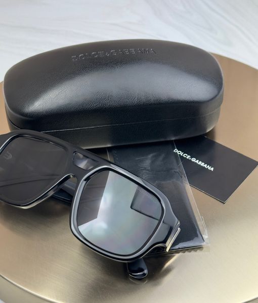 Сонцезахисні окуляри Dolce & Gabbana DG4516 чорні авіатори темна лінза чоловічі
