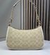 Жіноча сумка Coach Teri Shoulder Bag Signature Canvas Light Khaki Кросбоді Багет Біла &mdash; фото 4