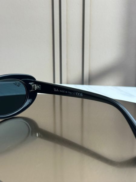 Сонцезахисні окуляри Ray-Ban RB4441D чорні овальні унісекс