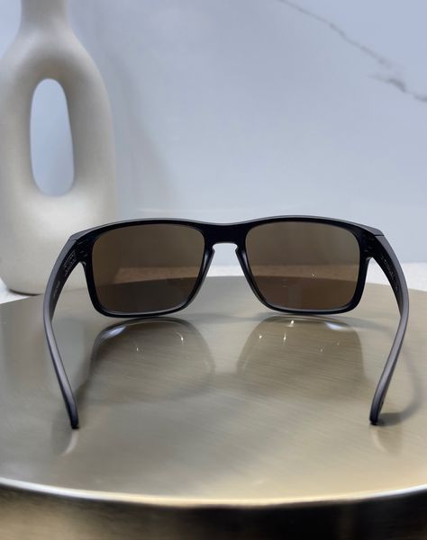 Сонцезахисні окуляри Oakley Holbrook OO9102 чорні синя дзеркальна лінза унісекс