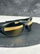 Сонцезахисні окуляри Oakley Eye Jacket Redux OO9438 чорні матові з лінзою Prizm 24K, золоті дзеркальні, чоловічі, оригінал OAK34888 фото 3