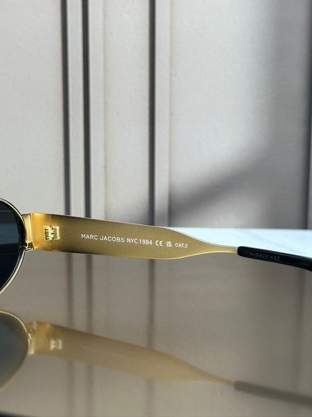 Сонцезахисні окуляри Marc Jacobs MARC 806/S золоті овальні металеві унісекс