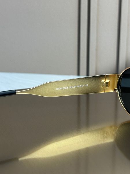 Сонцезахисні окуляри Marc Jacobs MARC 806/S золоті овальні металеві унісекс