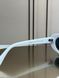 Сонцезахисні окуляри Ray-Ban RB4441D білі, синя лінза, овальні, жіночі, унісекс &mdash; фото 7