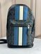 Сумка унісекс Coach West Pack In Signature Canvas With Varsity Stripe Charcoal/Denim/Chalk &mdash; фото 1