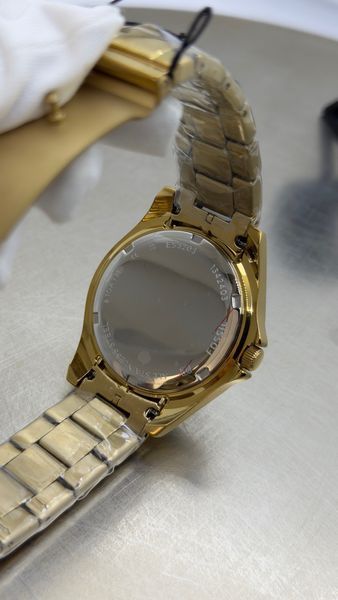Женские часы Fossil Riley ES3203 с кристаллами Swarovski (Золотистый)