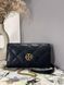 Жіноча сумка-гаманець Tory Burch Willa чорна стьобана на ланцюжку &mdash; фото 1