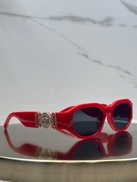 Сонцезахисні окуляри Versace VE4361 521787 Medusa Biggie Red/Grey Force39 фото