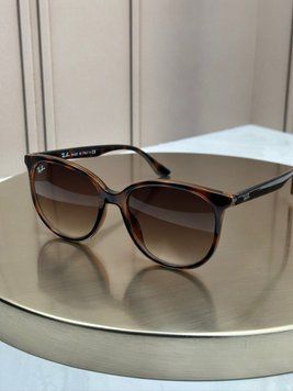 Сонцезахисні окуляри Ray-Ban RB4378 гавана, коричнева градієнтна лінза, круглі, жіночі, унісекс, оригінал RBN95197 фото