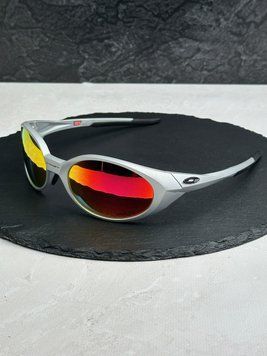 Сонцезахисні окуляри Oakley Eye Jacket Redux OO9438 срібні дзеркальні чоловічі