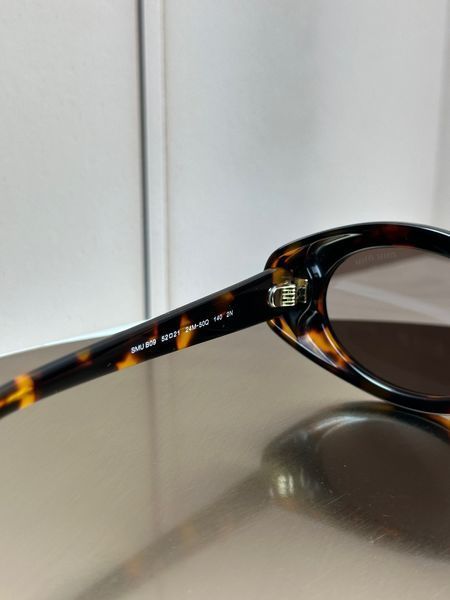 Сонцезахисні окуляри Miu Miu SMU B09 черепахові овальні ацетат жіночі