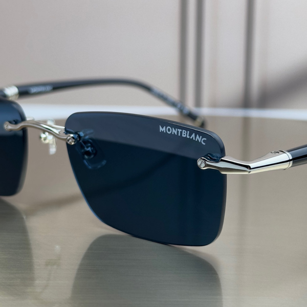 Сонцезахисні окуляри Montblanc MB0344S Black/Silver/Blue