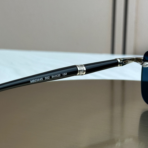 Сонцезахисні окуляри Montblanc MB0344S Black/Silver/Blue