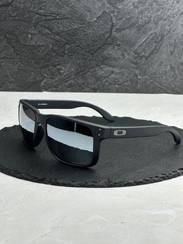 Сонцезахисні окуляри Oakley Holbrook XL OO9417 чорні матові з лінзою Prizm Black, поляризовані, дзеркальні, чоловічі, оригінал OAK38853 фото