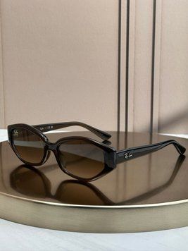 Сонцезахисні окуляри Ray-Ban RB4473 коричнева прозора, коричнева градієнтна лінза, жіночі, унісекс, оригінал RBN54737 фото