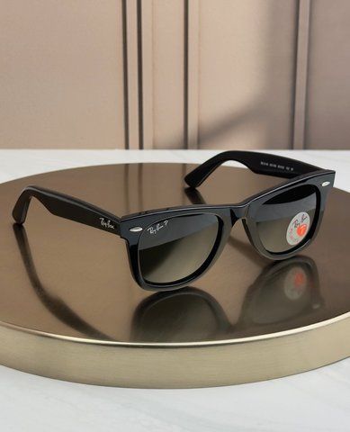 Сонцезахисні окуляри Ray-Ban Wayfarer RB2140 чорні G15 поляризовані унісекс