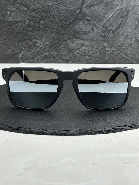 Сонцезахисні окуляри Oakley Holbrook XL OO9417 чорні матові з лінзою Prizm Black, поляризовані, дзеркальні, чоловічі, оригінал OAK38853 фото