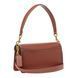 Жіноча сумка Coach Tabby Shoulder Bag коричнева Шкіра Канвас Кросбоді Багет &mdash; фото 2