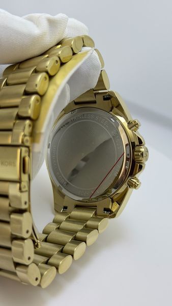 Жіночий годинник Michael Kors Bradshaw MK5605 з хронографом (Золотистий)