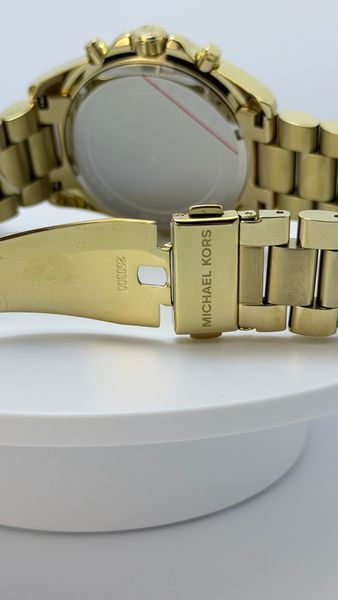 Жіночий годинник Michael Kors Bradshaw MK5605 з хронографом (Золотистий)