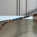 Сонцезахисні окуляри Montblanc MB0344S Gold/Havana/Brown Gradient &mdash; фото 5