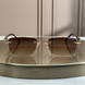 Сонцезахисні окуляри Montblanc MB0344S Gold/Havana/Brown Gradient &mdash; фото 2