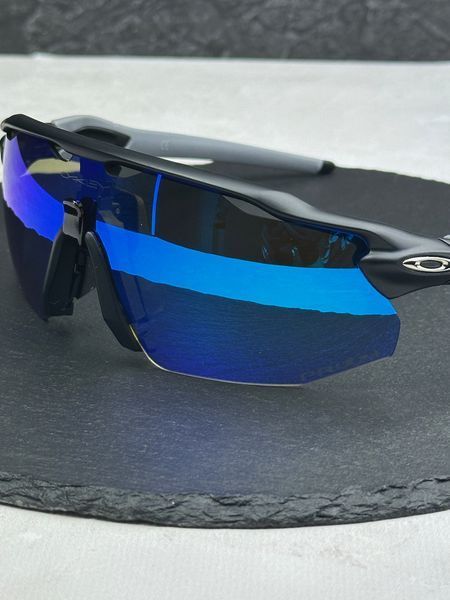 Сонцезахисні окуляри Oakley Radar EV Advancer OO9442 чорні синя лінза спортивні чоловічі
