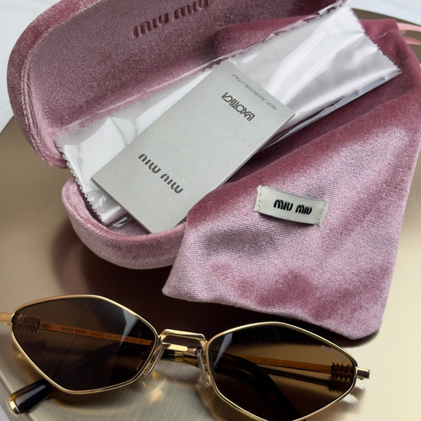 Сонцезахисні окуляри Miu Miu SMU 56ZS Gold Havana/Brown