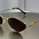 Сонцезахисні окуляри Miu Miu SMU 56ZS Gold Havana/Brown &mdash; фото 3