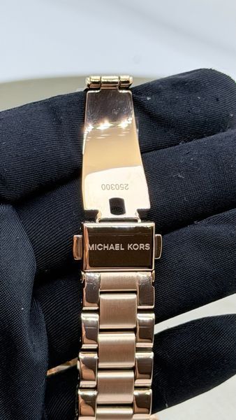 Жіночий годинник Michael Kors Bradshaw MK5799 з хронографом (Рожеве золото)