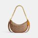 Жіноча сумка на плече Coach Mira 24, класичний логотип, золота фурнітура &mdash; фото 5