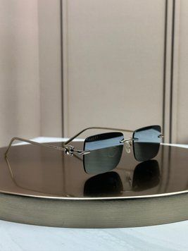 Сонцезахисні окуляри Gucci GG1703S срібні безоправні прямокутні унісекс