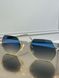 Сонцезахисні окуляри Ray-Ban RB3556 Octagonal золото блакитна лінза восьмикутні унісекс &mdash; фото 9